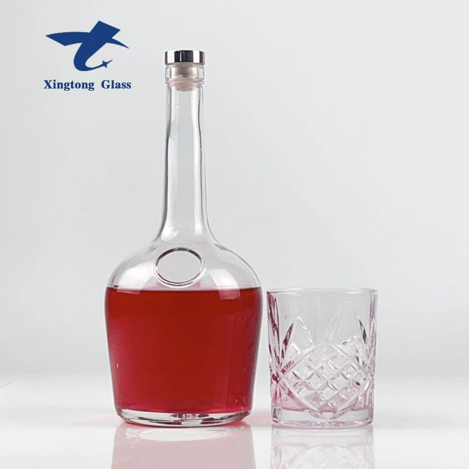 1000ml 750g Brandy Glass Bottle